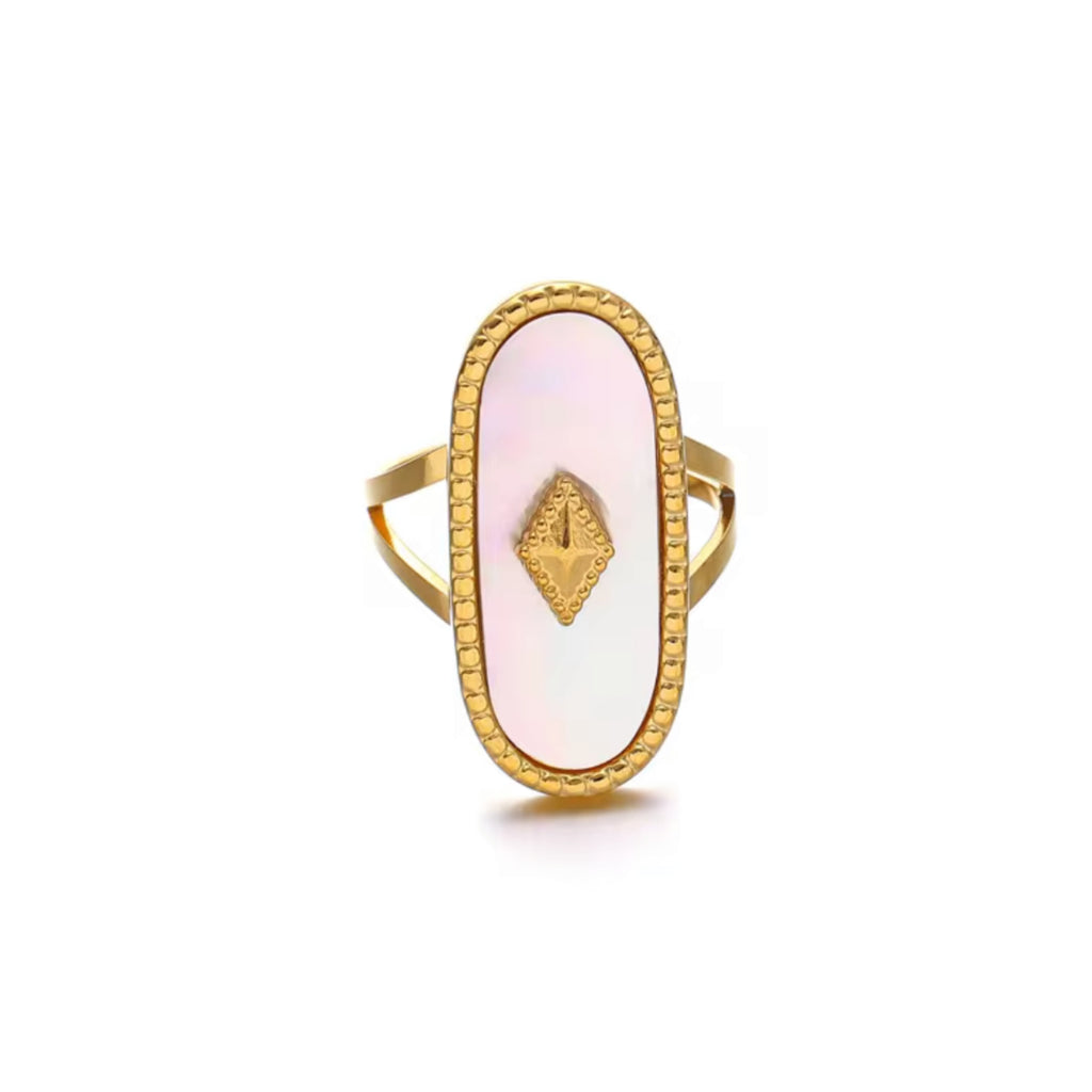 Celestial White Ring