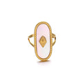 Celestial White Ring