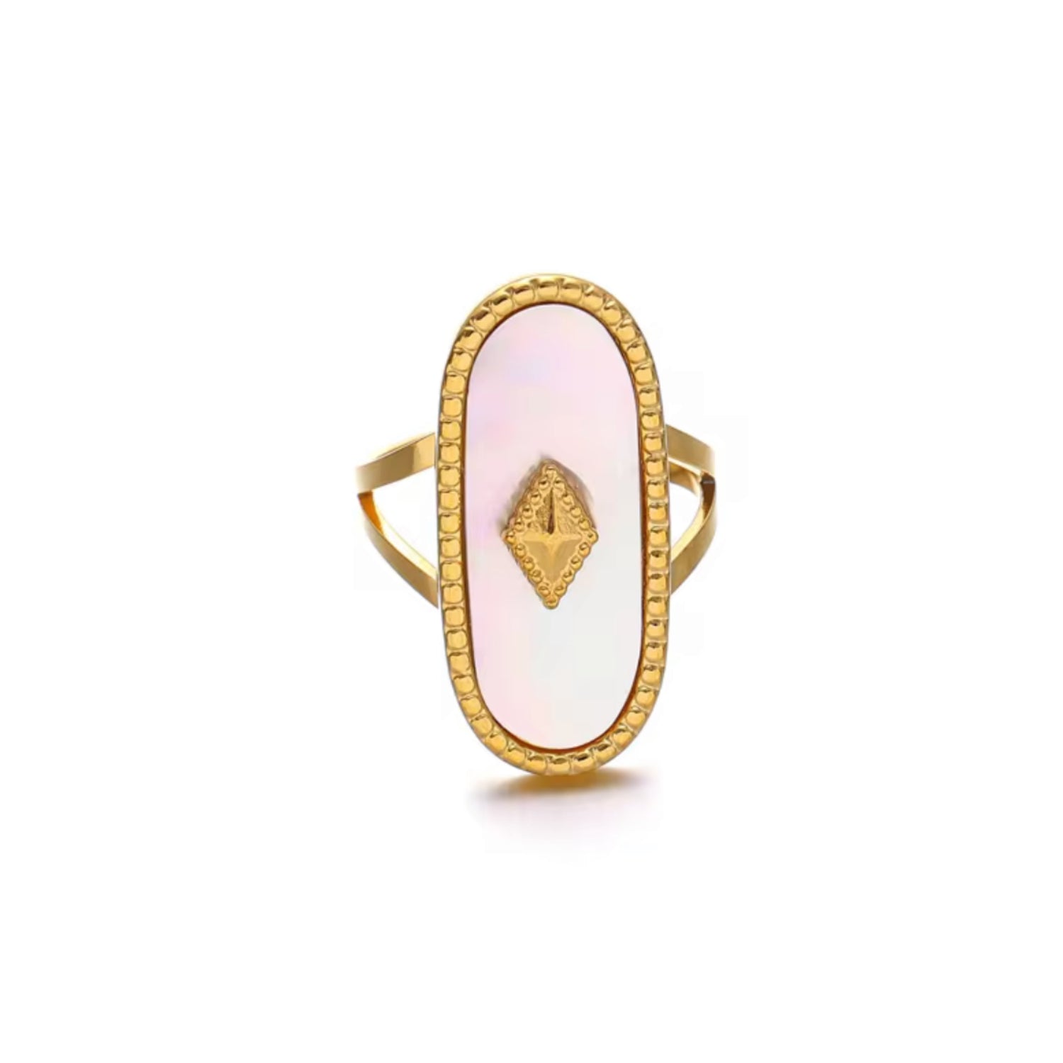 Celestial White Ring