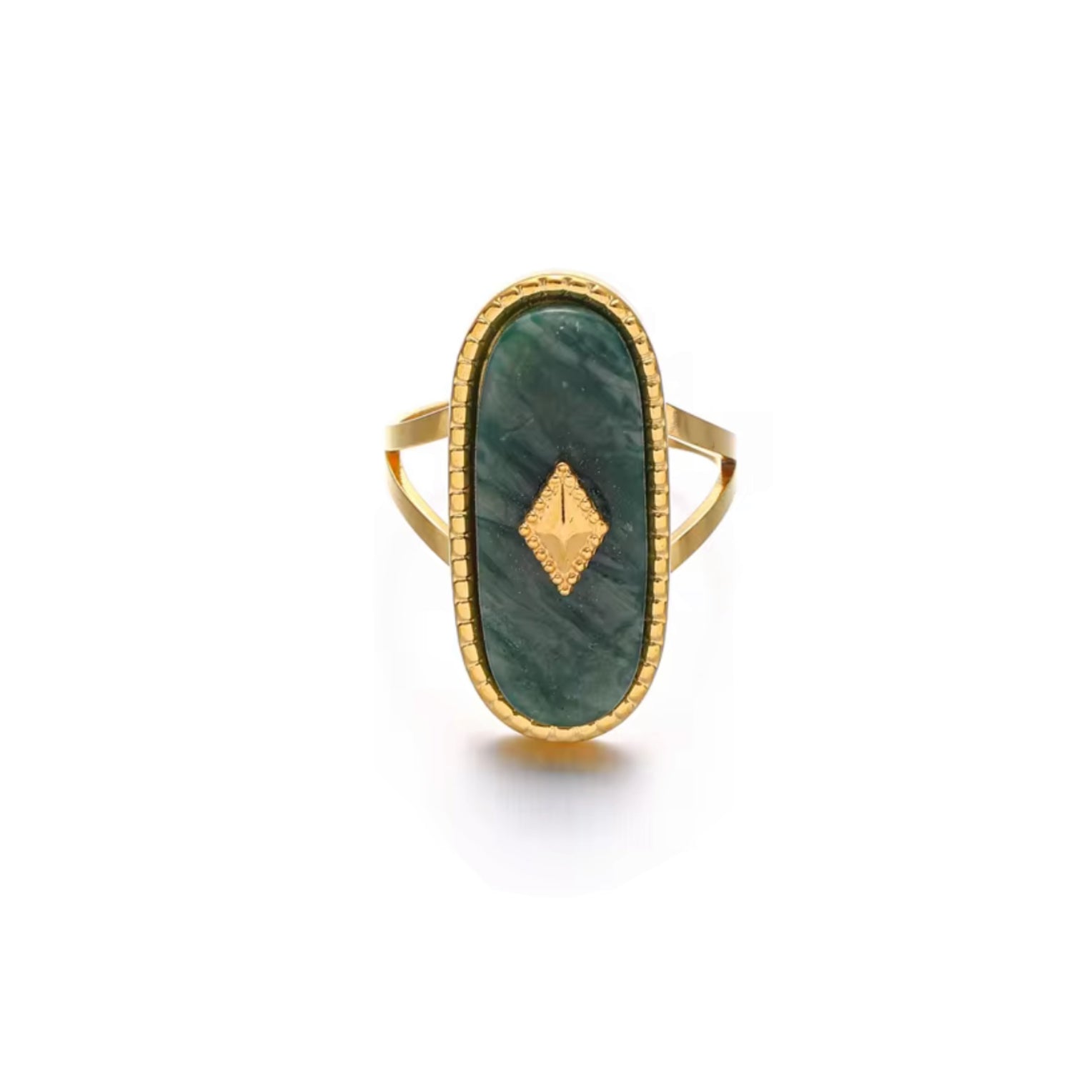 Celestial Green Ring
