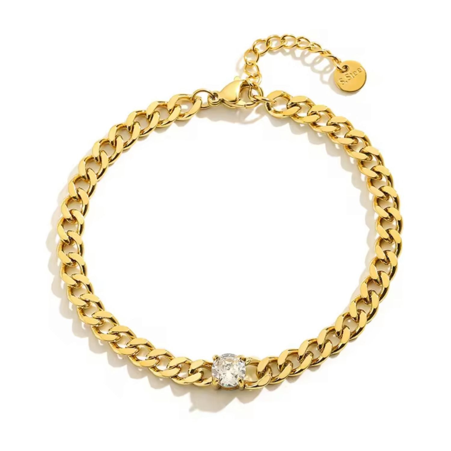 Soliatire Link Bracelet