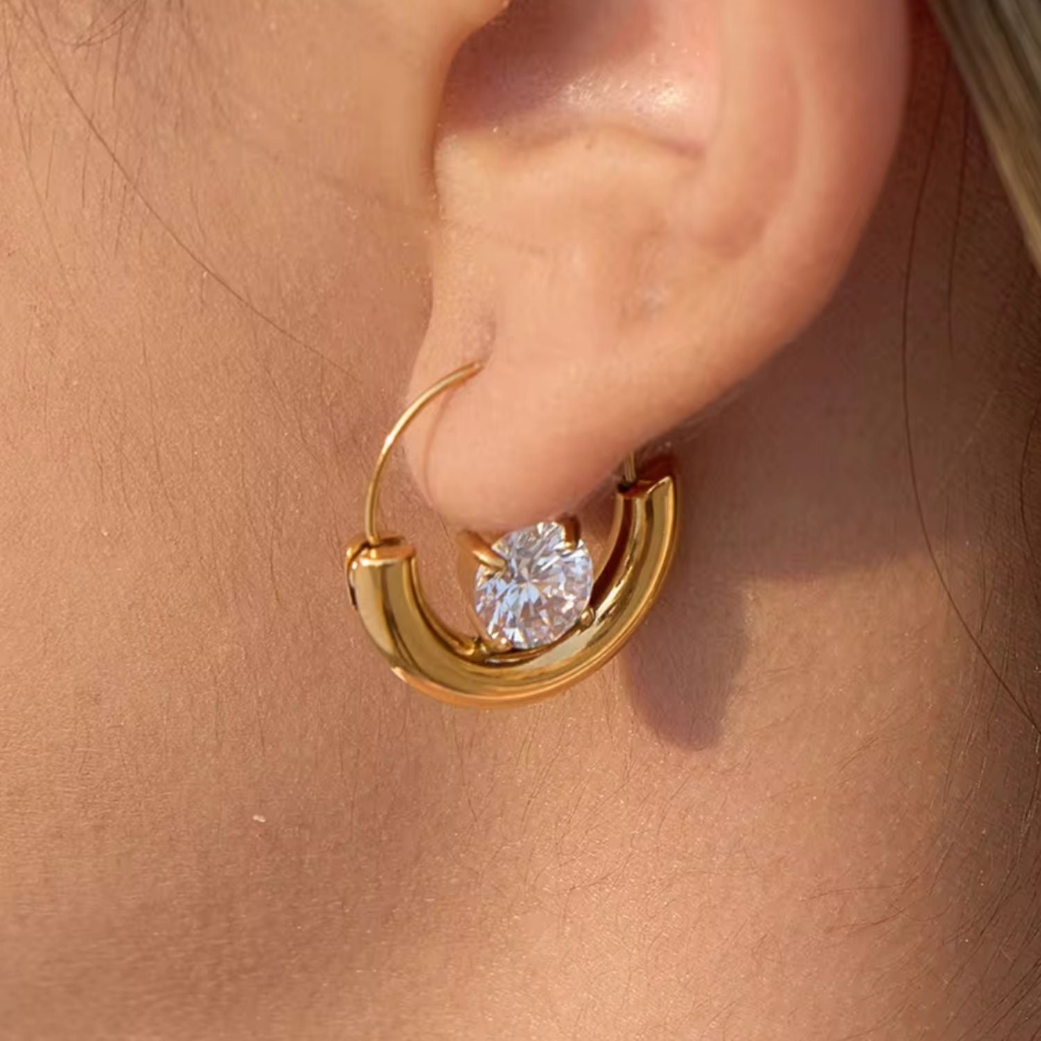 Cluster Hoops Earrings