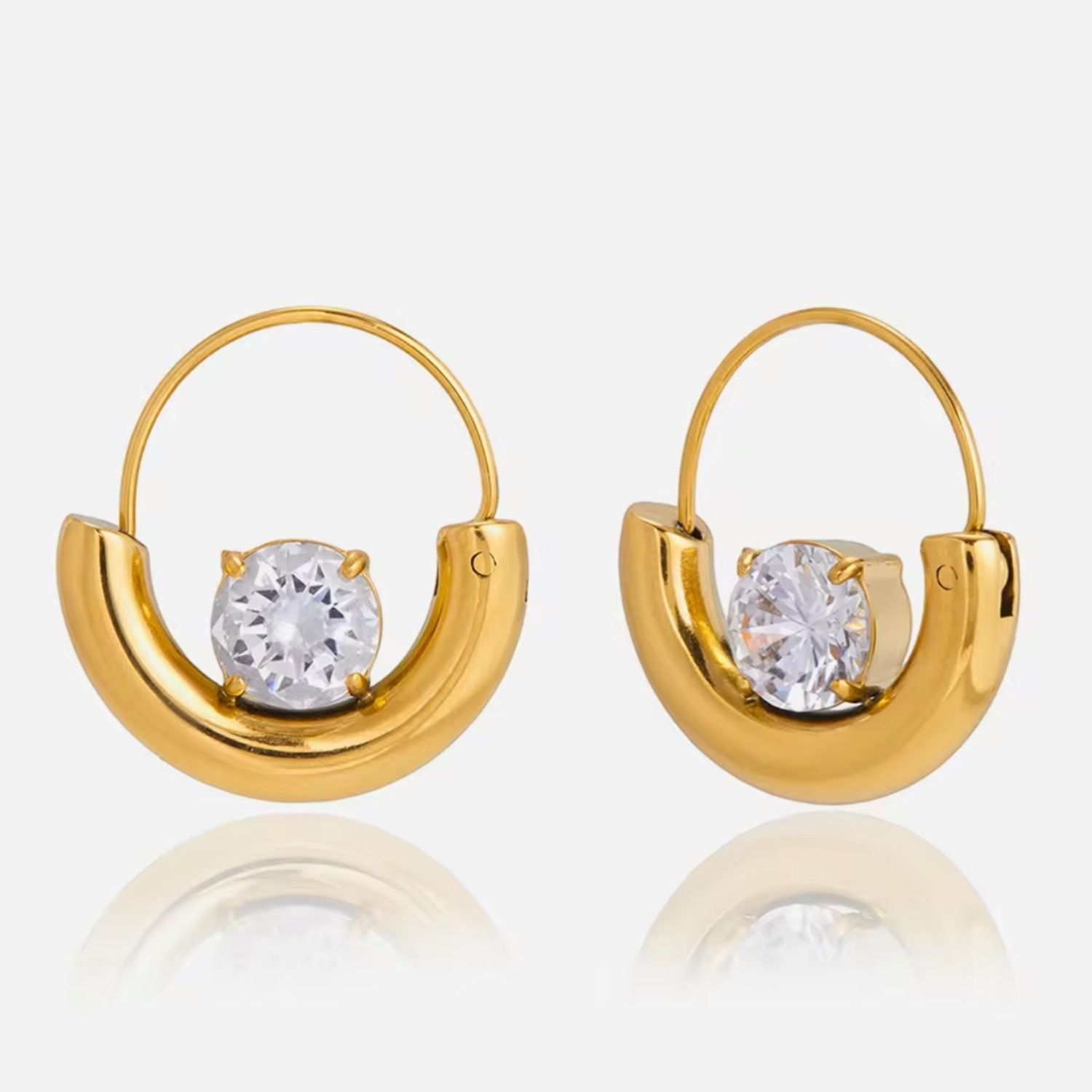 Cluster Hoops Earrings