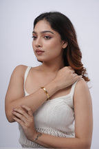 Regal Bead Cuff Bracelet