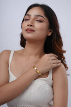 Regal Bead Cuff Bracelet