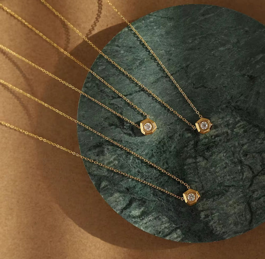 Center Spark Necklace