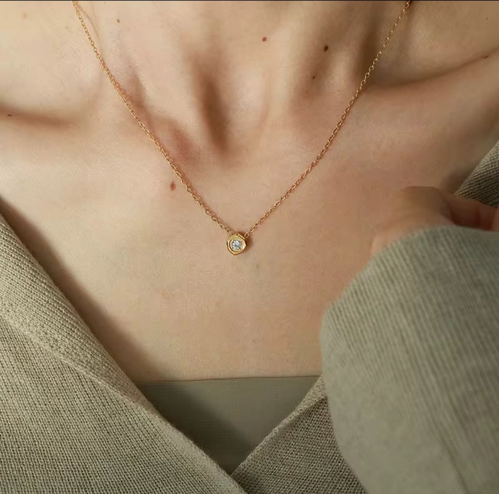 Center Spark Necklace